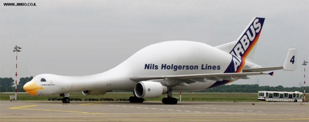 The Nils Holgersson Airbus Special Edition at Arlanda airport